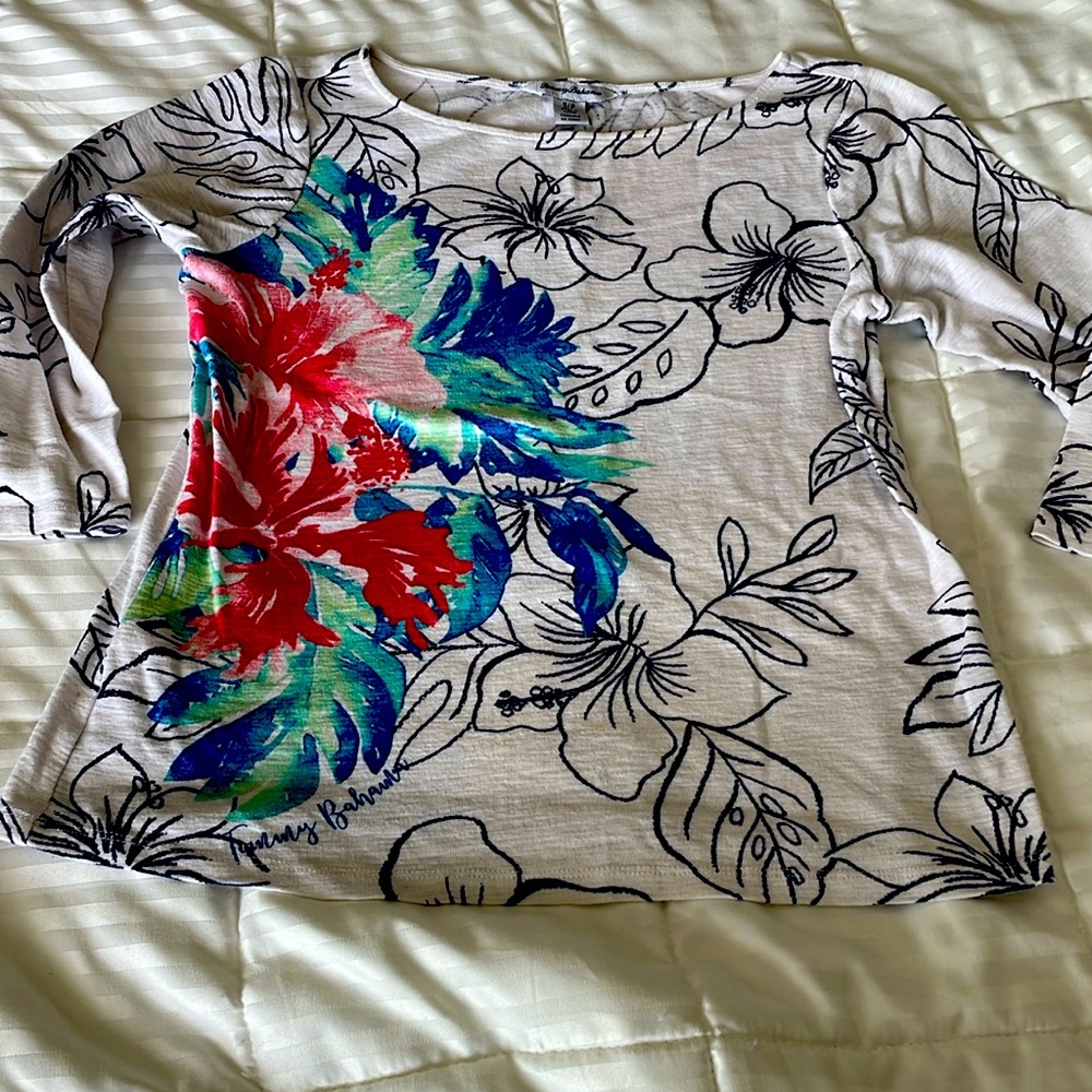 Tommy Bahama print top